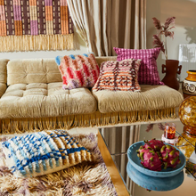 Load image into Gallery viewer, Sage x Clare - Saanvi Tufted Cushion - Desert Feather Insert