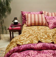 Load image into Gallery viewer, Sage X Clare Amrita Linen Sheets - Ginger