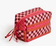 Load image into Gallery viewer, Bonnie & Neil - Marco Tile Pink Medium Toiletry Bag