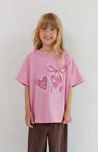 Load image into Gallery viewer, Juni - Love Locket Tee - Pink