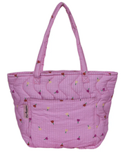 Load image into Gallery viewer, Mosey Me Forget Me Not Quilted Bag Peony