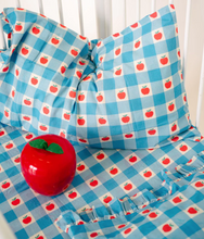 Load image into Gallery viewer, Play Linen - Apple Patch Frill Sheet Set