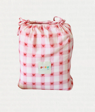 Load image into Gallery viewer, Play Linen - Heirloom Hearts Duvet Set