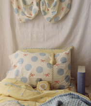 Load image into Gallery viewer, Play Linen - Butter Dot Duvet Set