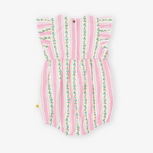 Load image into Gallery viewer, Goldie & Ace- Antique Stripe Strawberry Lani Romper