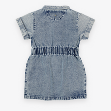 Load image into Gallery viewer, Goldie & Ace - Piper Pinstripe Denim Belted dress