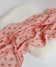Load image into Gallery viewer, Play Linen - Swaddle Wrap Strawberry Star