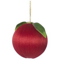 Load image into Gallery viewer, La Dolce Vita Silk Fruit Bauble 8cm