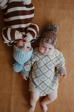 Load image into Gallery viewer, Freckles the Label - Cotton Knit Romper | Bluebell