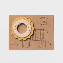 Load image into Gallery viewer, Lee the Lion Teether Wood + Silicone