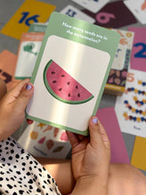 Load image into Gallery viewer, Illustrated Number Flashcards - Kids Toys Learning Education