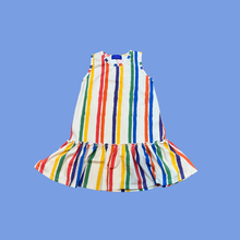 Load image into Gallery viewer, Golden Child - The Spin Me Round Stripe Dress - Rianbow