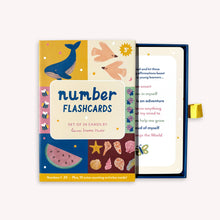 Load image into Gallery viewer, Illustrated Number Flashcards - Kids Toys Learning Education