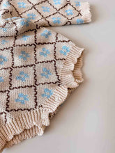 Load image into Gallery viewer, Freckles the Label - Cotton Knit Romper | Bluebell