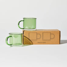 Load image into Gallery viewer, DOUBLE TROUBLE CUP SET IN GREEN