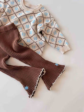 Load image into Gallery viewer, Freckles the Label - Cotton Knit Bell Pants | Bluebell