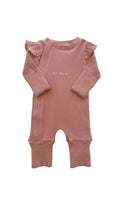 Load image into Gallery viewer, Rai & Co Frill Ribbed Jumpsuit: Light Pink