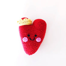 Load image into Gallery viewer, Plush Heart Baby Toy: Pink
