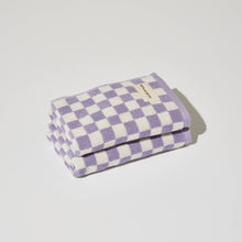 Load image into Gallery viewer, Hand Towel in Lilac Check