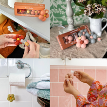 Load image into Gallery viewer, Felt Flower Fresheners - Amber & Lavender