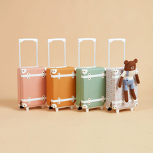 Load image into Gallery viewer, Olli Ella See-Ya Suitcase - Apricot