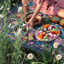 Load image into Gallery viewer, Wandering Folk - Emerald Forest Picnic Rug