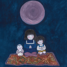 Load image into Gallery viewer, Pink Moon Dreaming - The Owl Outside My Door by Vicki Wood