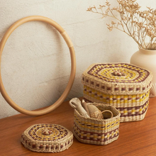 Load image into Gallery viewer, Olli Ella - Trinka Basket Set (Seagrass)