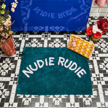 Load image into Gallery viewer, Sage x Clare Tula Nudie Bath Mat - Peacock