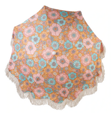 Load image into Gallery viewer, Kollab - Umbrella Small Retro Aqual Floral