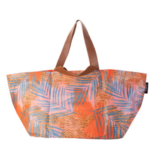 Load image into Gallery viewer, Kollab - Beach Bag Blue Palm