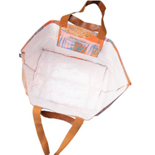 Load image into Gallery viewer, Kollab - Beach Bag Blue Palm