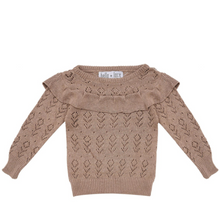 Load image into Gallery viewer, Bella + Lace - Lilac Knitted Top/Gumnut