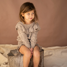 Load image into Gallery viewer, Bella + Lace - Lilac Knitted Top/Gumnut