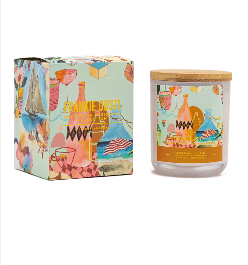 Frankie Gusti - Spiced Ginger Ale Christmas Artist Candle