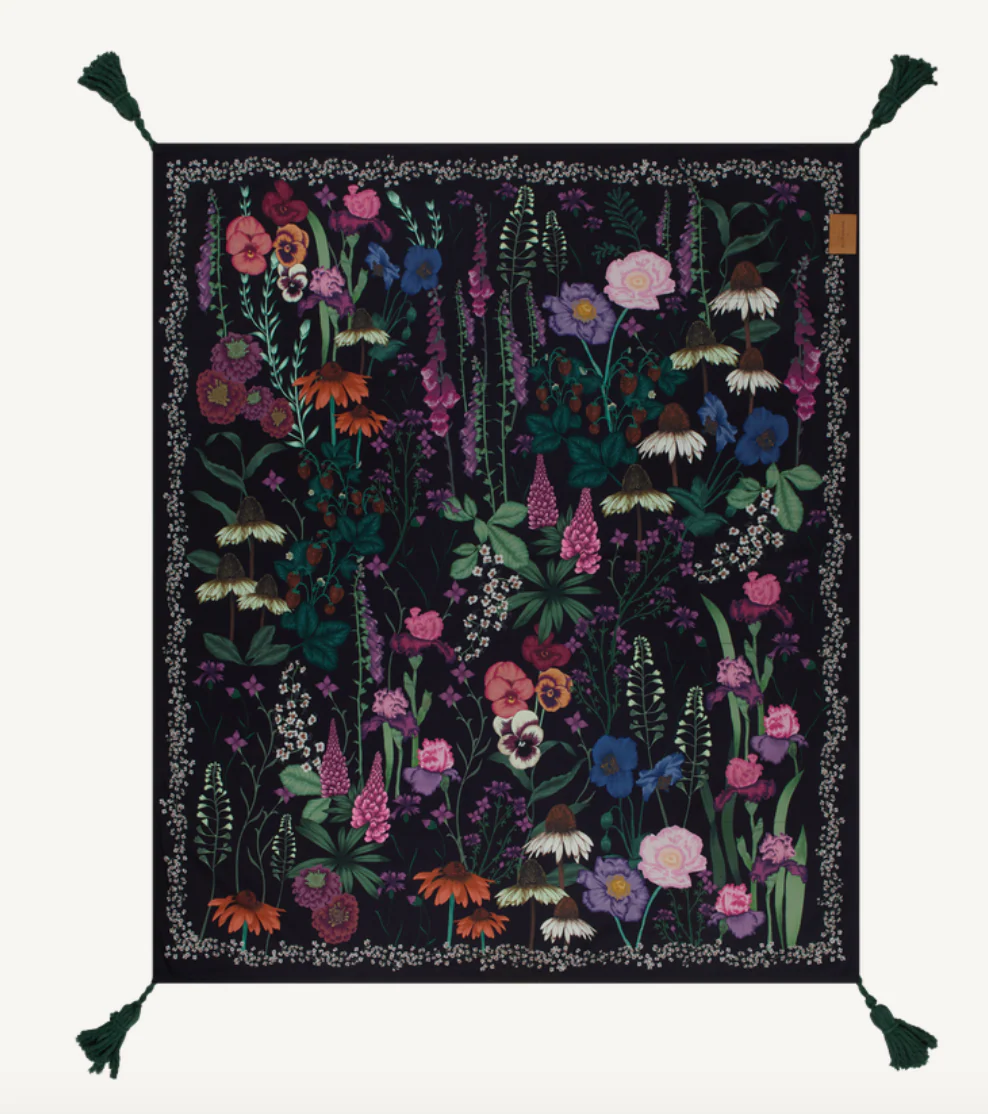 Wandering Folk - Flourish Picnic Rug - Clover