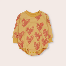 Load image into Gallery viewer, Olive &amp; The Captain - Young Hearts Sweater Romper
