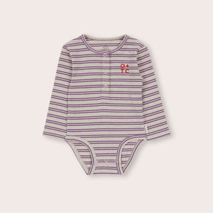 Olive + The Captain - Viola Stripe Long Sleeve Bodysuit