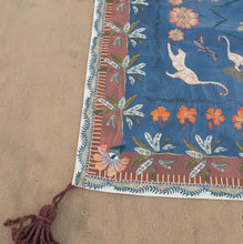 Load image into Gallery viewer, Wandering Folk - Eye of the Jungle Picnic Rug Lagoon
