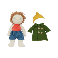 Load image into Gallery viewer, Olli Ella - Dress Me Dinky - Charlie Chestnut Green
