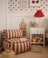 Load image into Gallery viewer, Philè - Striped Toddler Lounger – Pink
