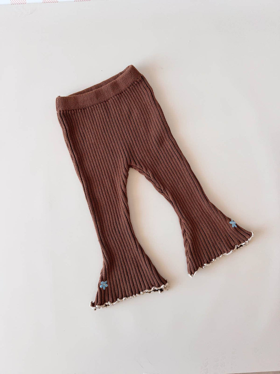 Freckles the Label - Cotton Knit Bell Pants | Bluebell