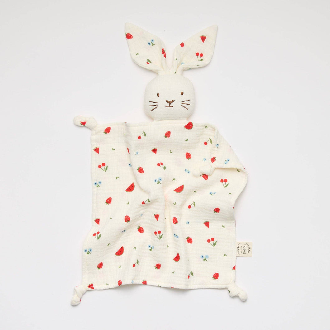 Organic Muslin Bunny Lovey - Sweet Pickings