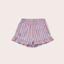 Load image into Gallery viewer, Olive &amp; the Captain - Blue Bows Carla Frill Shorts
