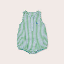 Load image into Gallery viewer, Olive &amp; the Captain - Saltwater Stripe Bubble Romper
