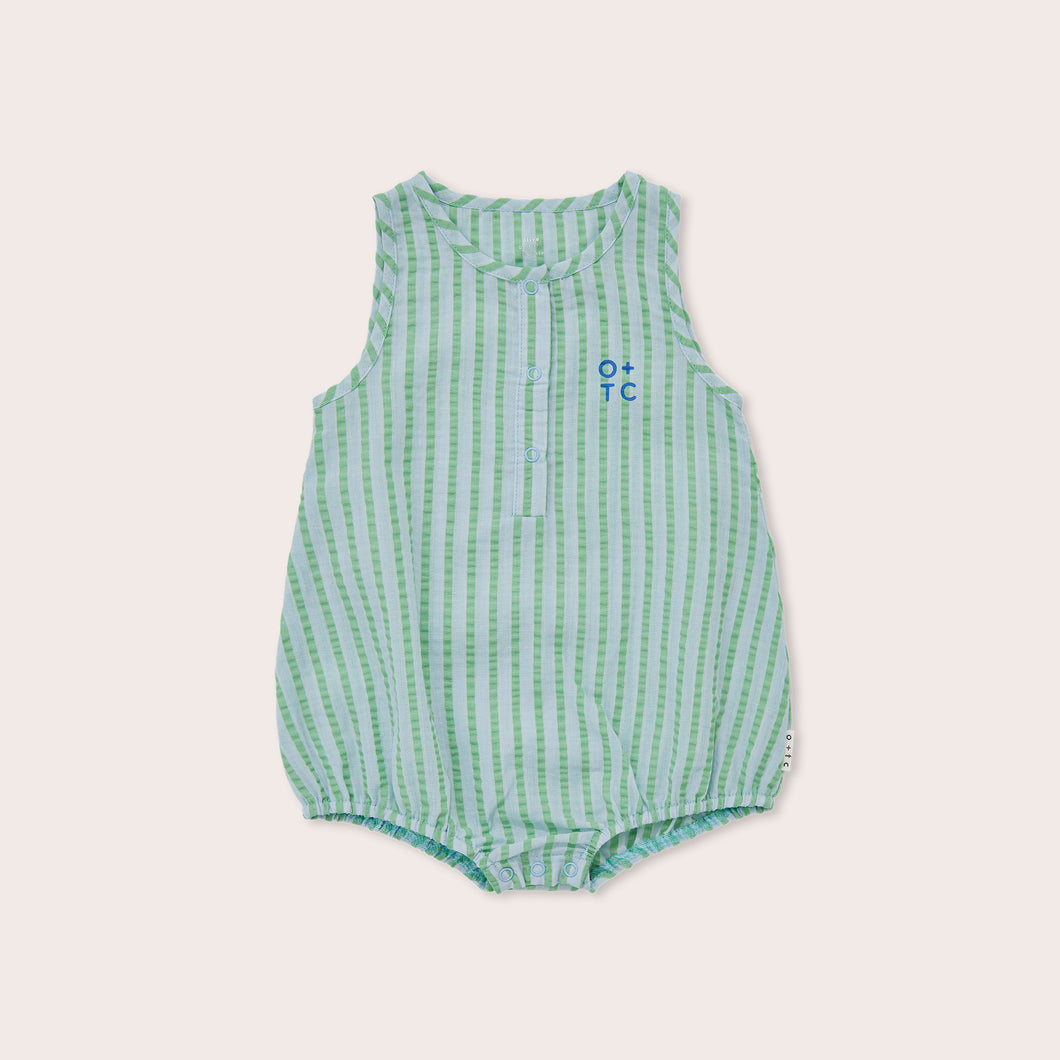 Olive & the Captain - Saltwater Stripe Bubble Romper