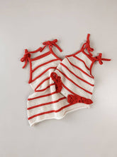Load image into Gallery viewer, Freckles the label - Crochet Knit Cotton Romper
