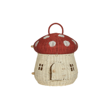 Load image into Gallery viewer, Olli Ella - Mushroom Doll House Red
