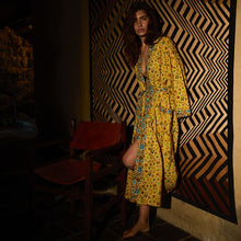 Load image into Gallery viewer, sage X Clare - Magnolia Cotton Robe
