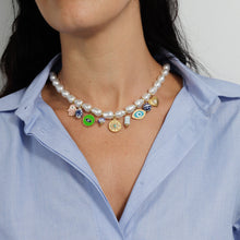 Load image into Gallery viewer, Pearl Charm Necklace
